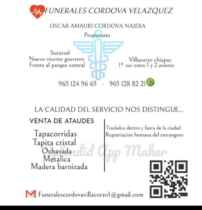 Funeraria Funeraria cordova velazquez